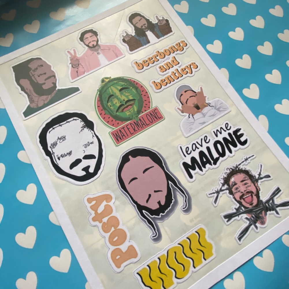 Post Malone Stickers - Picture 7 of 7